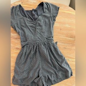 Dusty Blue Abercrombie & Fitch Romper